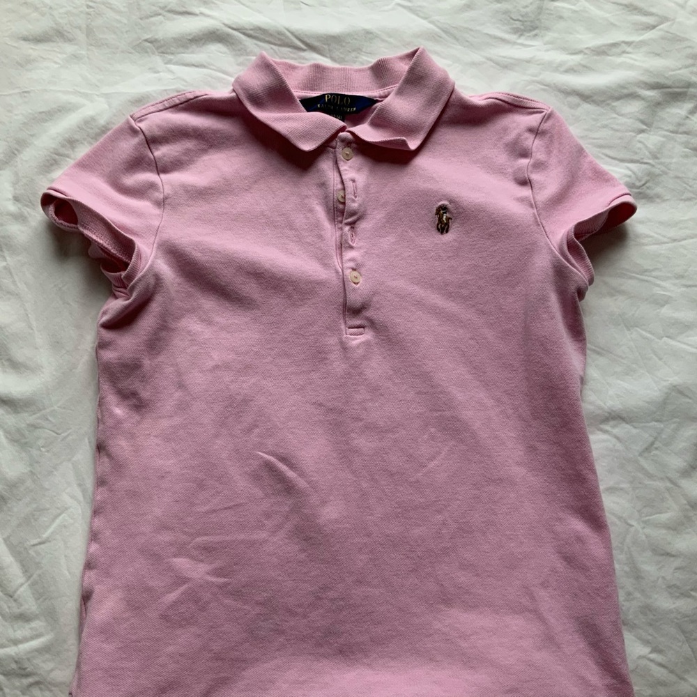 Can fit women’s xs. Girls polo